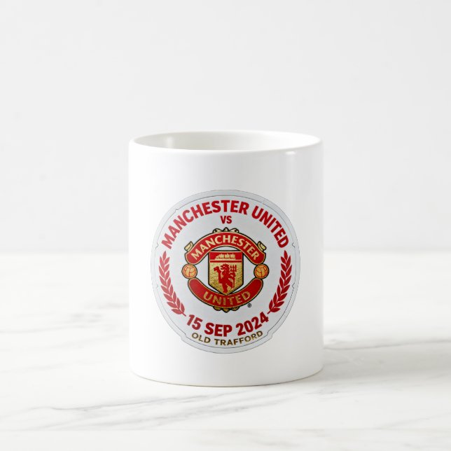 Mug Manchester United Date du match Commémoratif des f (Centre)