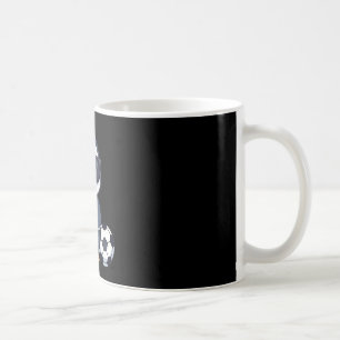 Mug Manchot de dessin animé cool joueur de football 