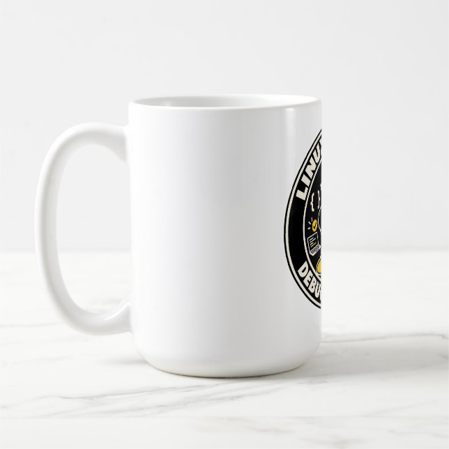 Mug Manchot Linux Tux Fanart - Maître Dojo (Gauche)