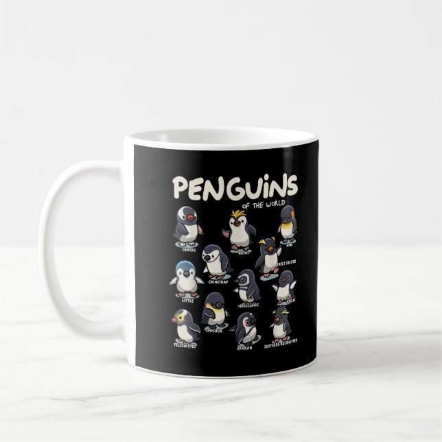 Mug Manchot Manchots Animaux du Monde Amour des Mancho (Gauche)