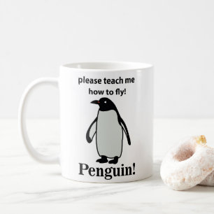 Mug Manchot S'il Vous Plaît M'Apprendre À Voler Mancho