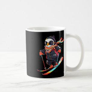 Mug Manchot skieur skieur ski hiver neige