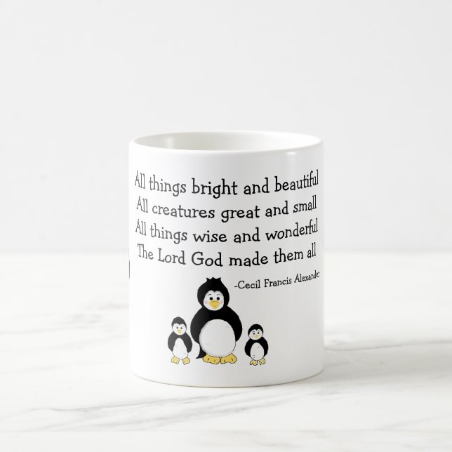 Mug Manchots avec citation inspirante (Centre)