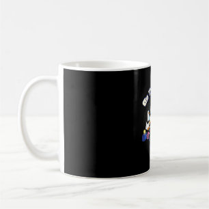 Mug Manchots feu de camp rétro