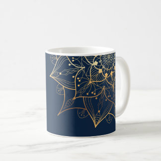 Mug Mandala bleu et or | L'art islamique inspiré