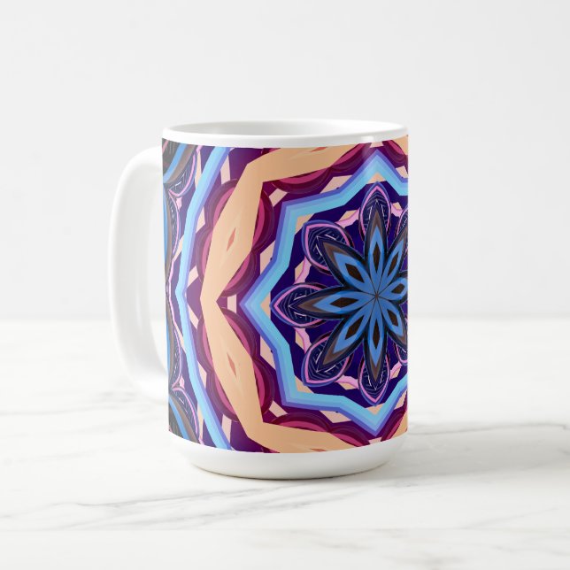 Mug Mandala coloré (Devant gauche)