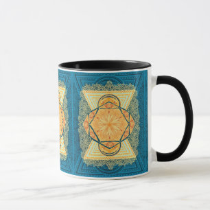 Mug Mandala de géométrie sacrée radiante