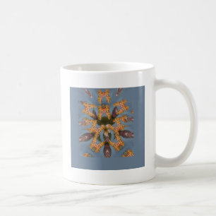 Mug Mandala de girafe à kaléidoscope : Art de safari a