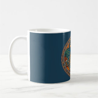 Mug Mandala de léopard arabe Art du désert exotique