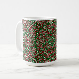 Mug Mandala de Noël ornemental