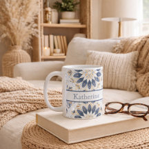 Mandala élégant personnalisé or marine