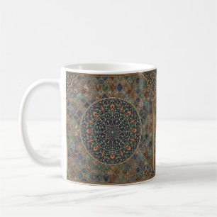 Mug Mandala géométrique islamique vintage et mosaïque 
