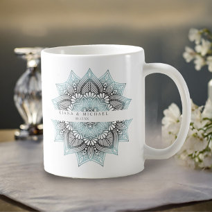 Mug Mandala Lace Mariage lt. Blue ID968