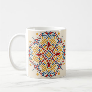Mug mandala mosaïque vintage