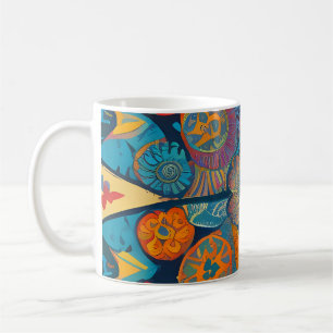Mug Mandala Radiant : Art Imaginaire Symétrique Vibran