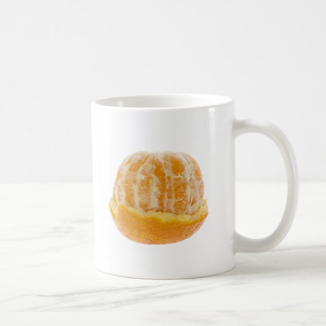 Mug Mandarine épluchée par moitié (Droite)