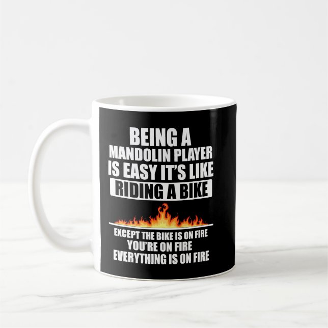 Mug Mandolin Lover Player Mando Lover Don (Gauche)