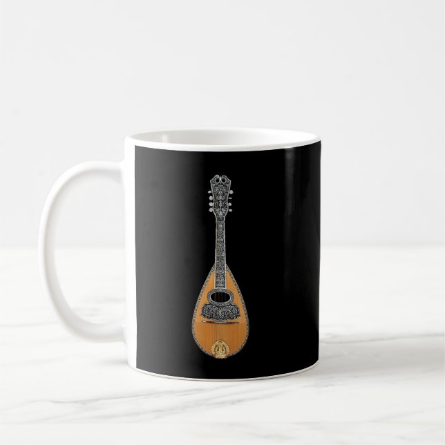Mug Mandolin Lover String Instrument Bluegrass Musique (Gauche)