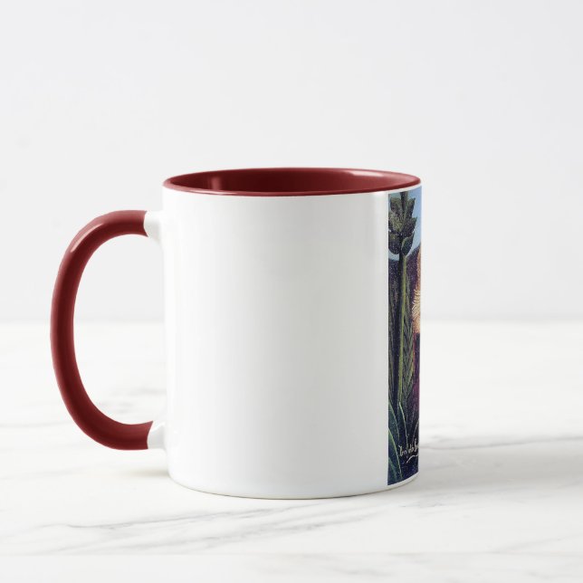 Mug "Mandrill in the Jungle" de Rousseau (vers 1909) (Gauche)