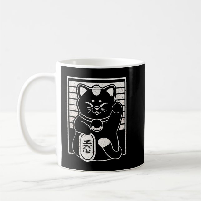 Mug Maneki nekos lucky cats japanese style anime desig (Gauche)