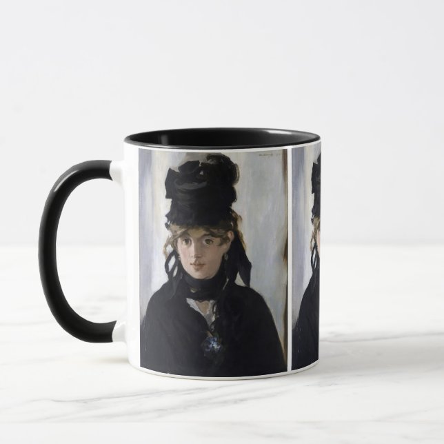 Mug Manet - Berthe Morisot avec un bouquet de violette (Gauche)