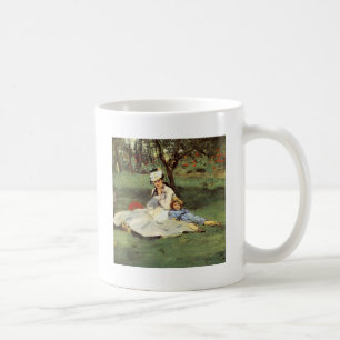 Mug Manet Impressionniste Français Famille Jardin Pein