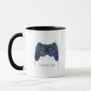 Mug Manette de jeu Cyberpunk - Technologie de jeu néon