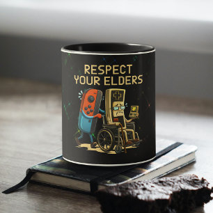 Mug Manette de jeu rétro drôle de contrôle de jeu Resp