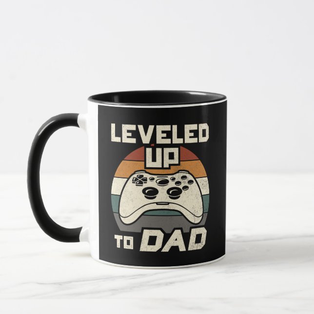 Mug Manette de jeu rétro pour papa promu (Gauche)