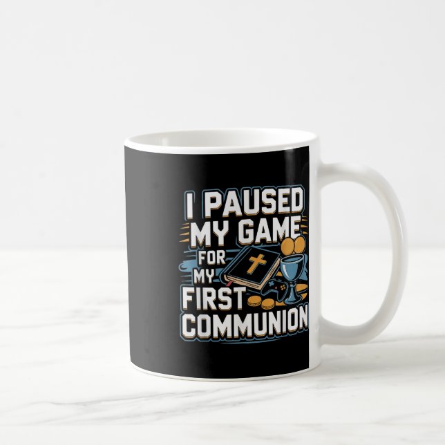 Mug Manette de jeu vidéo pour ma première communion Ca (Droite)