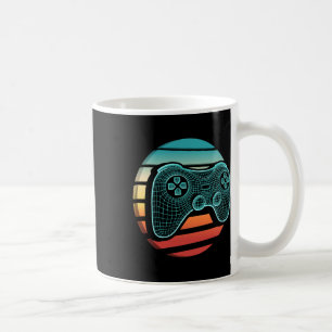 Mug Manette de jeu vidéo rétro vintage Joueur de jeux 
