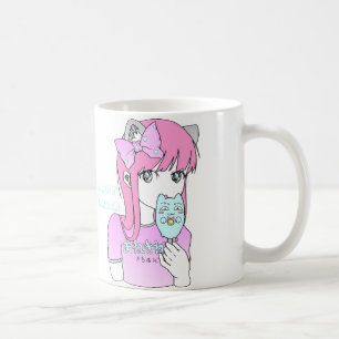 Mug Manga girl ice cream summer cute