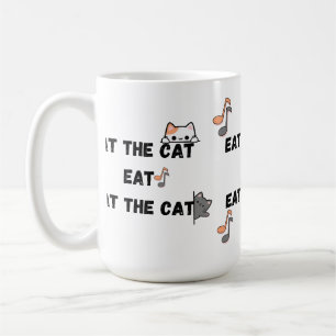 Mug Mange le chat drôle