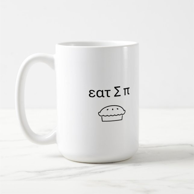 Mug Mange un peu de tarte idiot (Gauche)