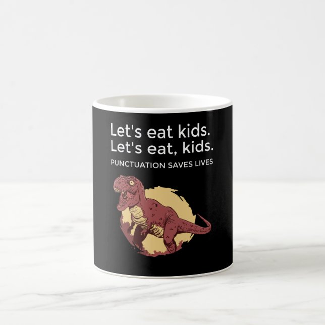 Mug Mangeons les enfants La ponctuation Sauve des vies (Centre)
