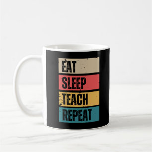 Mug Manger Apprentissage du sommeil Répéter Anglais En