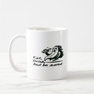 Mug Manger, boire et être effrayant Club effrayant coo