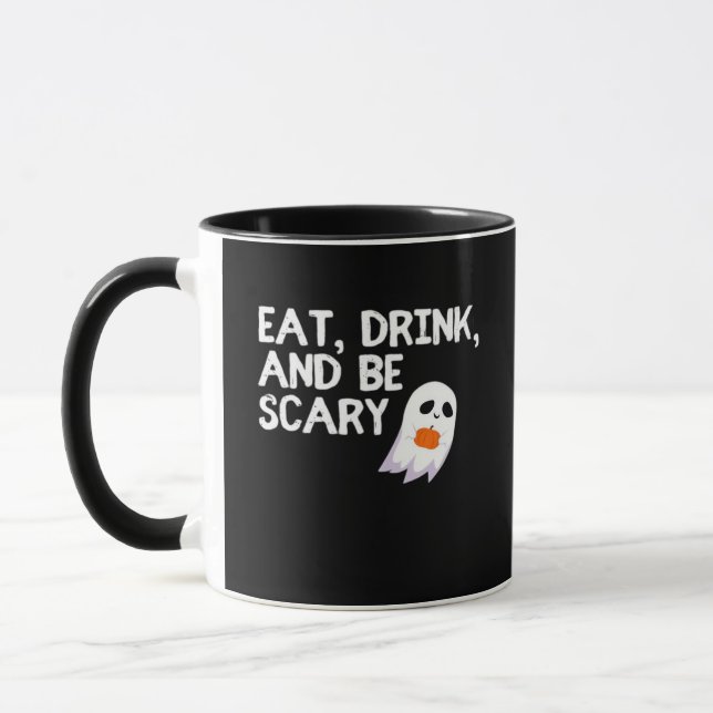 Mug Manger Boire Et Être Effrayant Esprit Moderne D'Ha (Gauche)