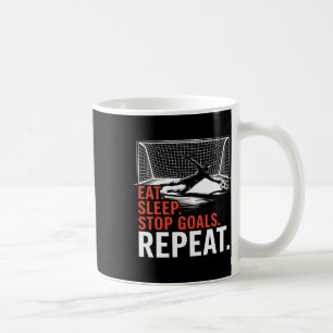 Mug Manger Dormir Arrêter Objectif Répéter, Entraîneur