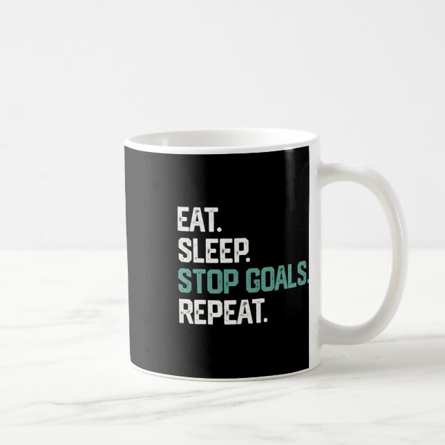 Mug Manger Dormir Arrêter Objectifs Répéter Maillot Ga (Droite)