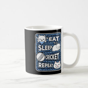 Mug Manger Dormir Cricket Répéter Garçons Fille Enfant