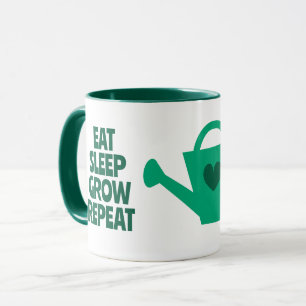 Mug Manger Dormir Croissance Répéter mignonne arrosage