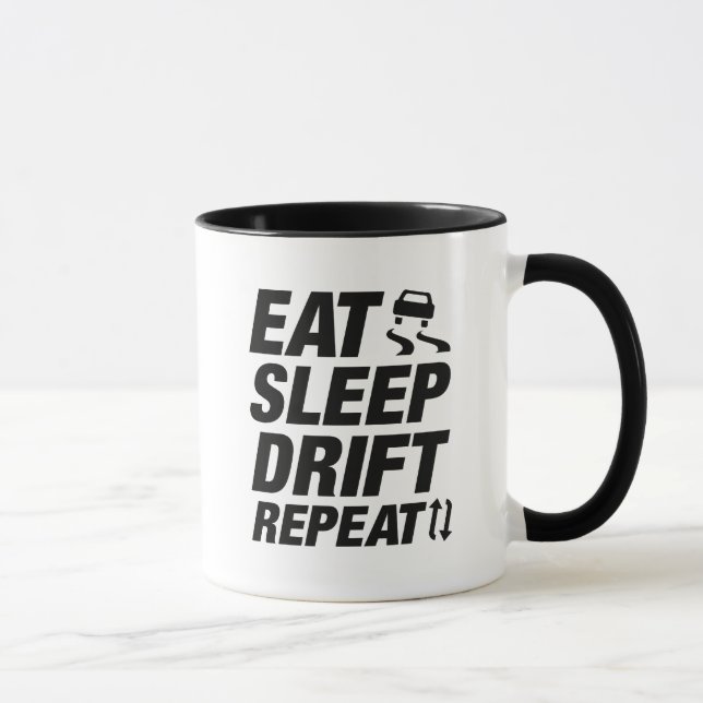 Mug Manger Dormir Dériver Répéter (Droite)