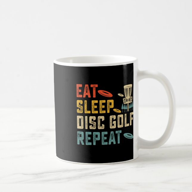 Mug Manger Dormir Disc Golf Répéter  (Droite)