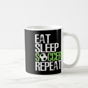 Mug Manger Dormir Football Répéter Cool Sport Joueur C