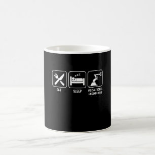 Mug Manger. Dormir. Génie mécanique