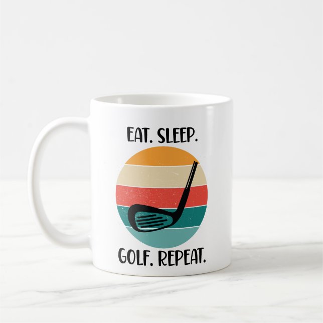Mug Manger. Dormir. Golf. Recommencer. (Gauche)