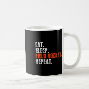 Mug Manger Dormir Hockey sur Gazon Répéter T-shirt Drô
