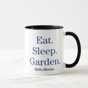 Mug Manger. Dormir. Jardin.