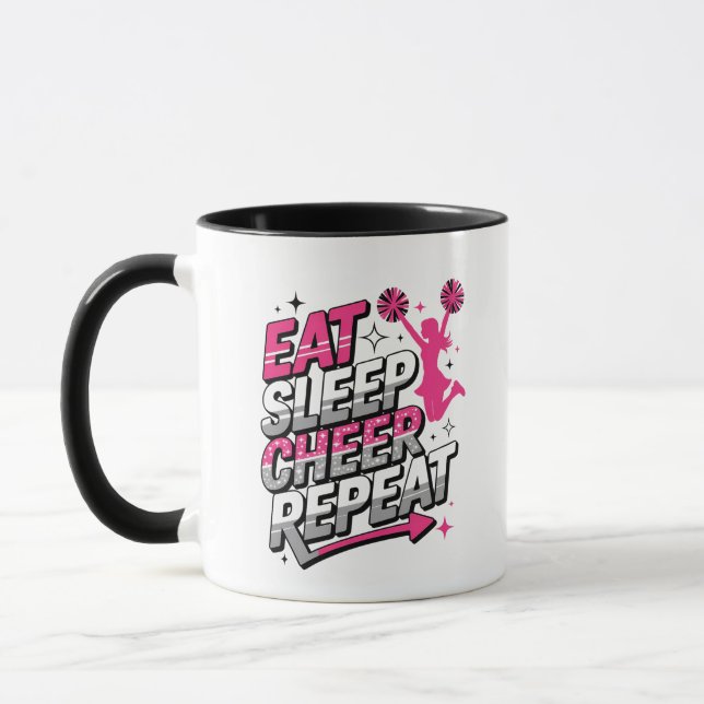 Mug Manger Dormir Se réjouir Répéter – Esprit d'équipe (Gauche)
